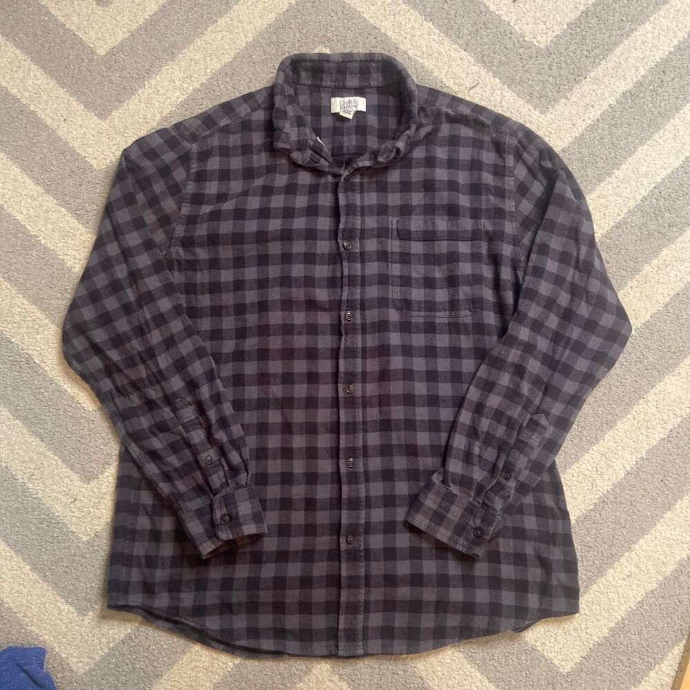 Croft-barrow Men's Black and Navy Shirt
